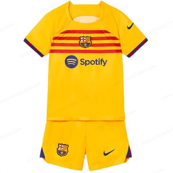 Camiseta Barcelona Fourth Niños Kit de Fútbol 22/23
