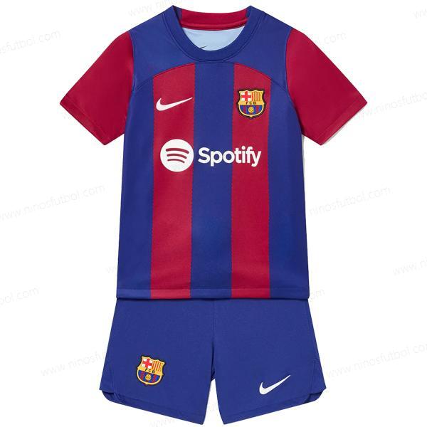 Camiseta Barcelona Primera Niños Kit de Fútbol 23/24