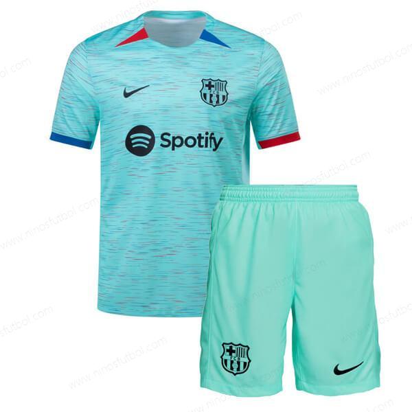 Camiseta Barcelona Tercera Niños Kit de Fútbol 23/24