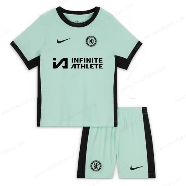 Camiseta Chelsea Tercera Niños Kit de Fútbol 23/24