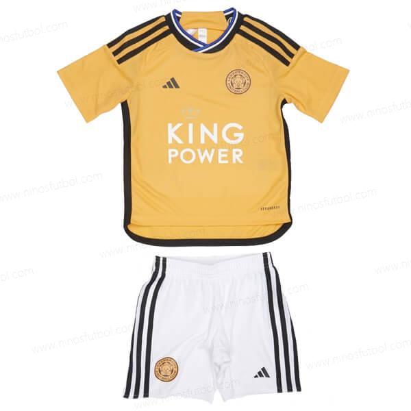 Camiseta Leicester City Tercera Niños Kit de Fútbol 23/24