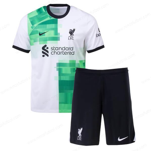 Camiseta Liverpool Albania Niños Kit de Fútbol 23/24