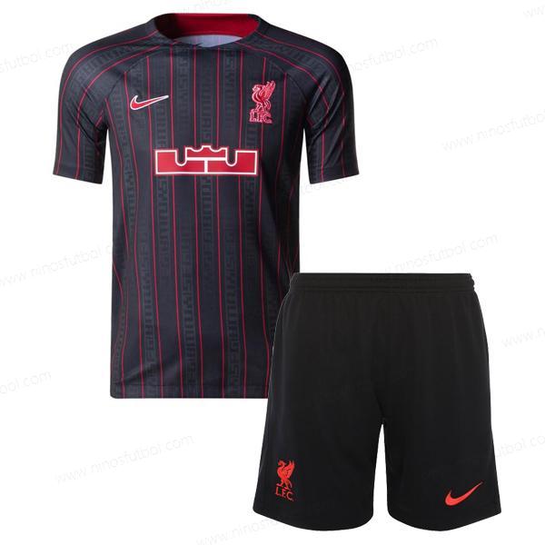 Camiseta Liverpool x LeBron James Niños Kit de Fútbol 22/23