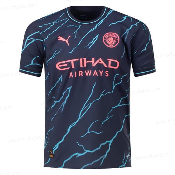 Camiseta Manchester City Tercera Player Version Camisa de fútbol 23/24