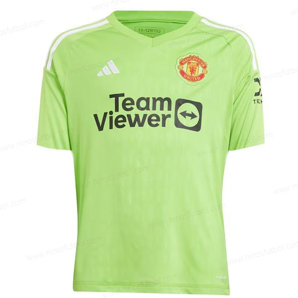Camiseta Manchester United Primera Goalkeeper Camisa de fútbol 23/24