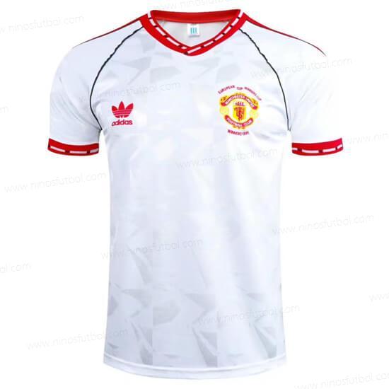Camiseta Retro Manchester United European Cup Camisa de fútbol 1991
