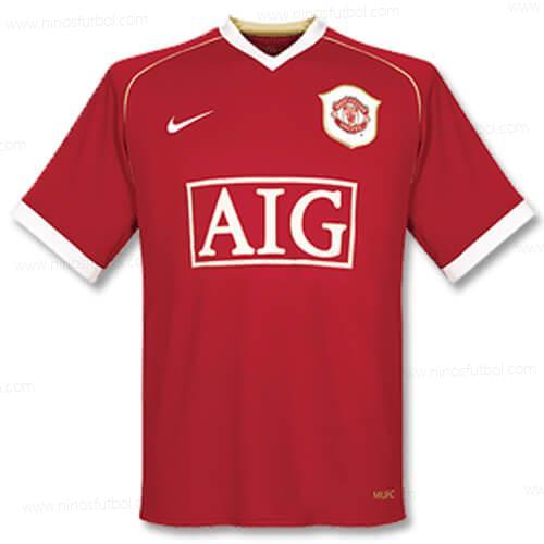 Camiseta Retro Manchester United Primera Camisa de fútbol 06/07